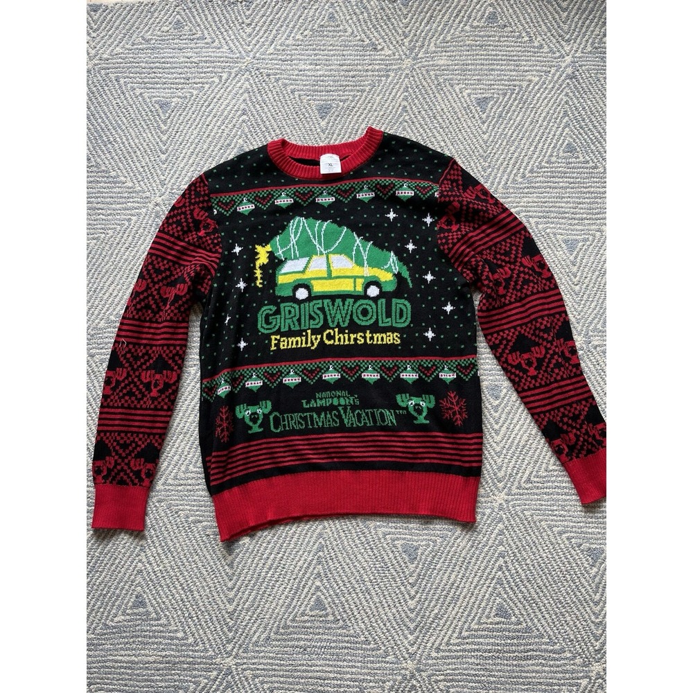 National Lampoon's Christmas Vacation Holiday‎ Sweater - Multicolor XL